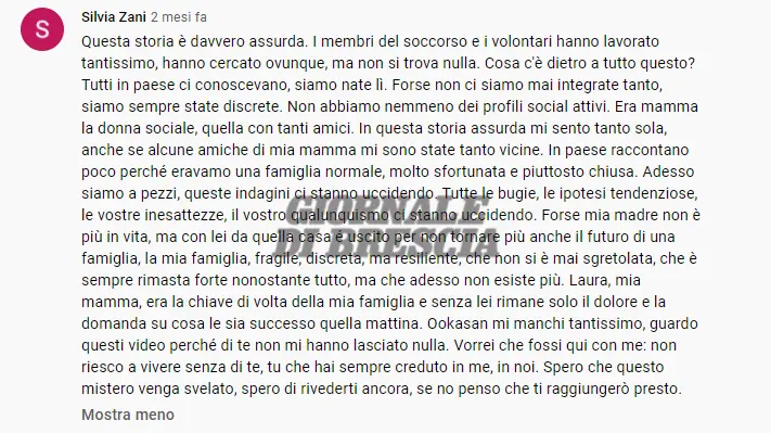 YouTube: il commento di Silvia Zani del 22 luglio 2021 - © www.giornaledibrescia.it
