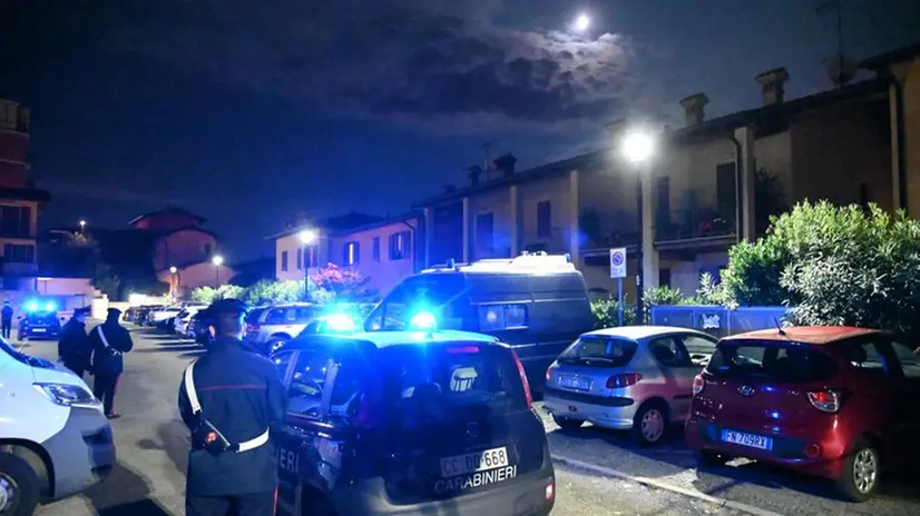 I carabinieri sul luogo della tragedia di San Felice - Foto Gabriele Strada /Neg © www.giornaledibrescia.it
