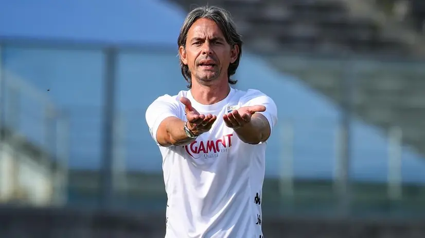 Pippo Inzaghi è l'allenatore del Brescia - Foto Newreporter Nicoli © www.giornaledibrescia.it