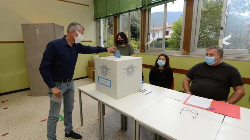 Elezioni comunali 2021: i seggi oggi sono aperti dalle 7 alle 15 - Foto Neg/Giovanni Benini © www.giornaledibrescia.it