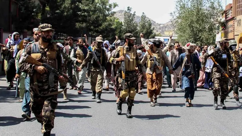 I talebani nelle strade di Kabul - Foto Epa © www.giornaledibrescia.it