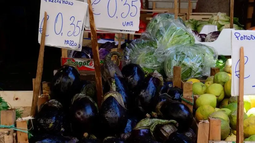 Cassette di verdura da un fruttivendolo (foto simbolica)