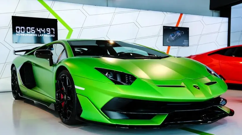 Un modello Lamborghini