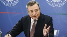 Il presidente del Consiglio Mario Draghi - Foto Ansa  © www.giornaledibrescia.it