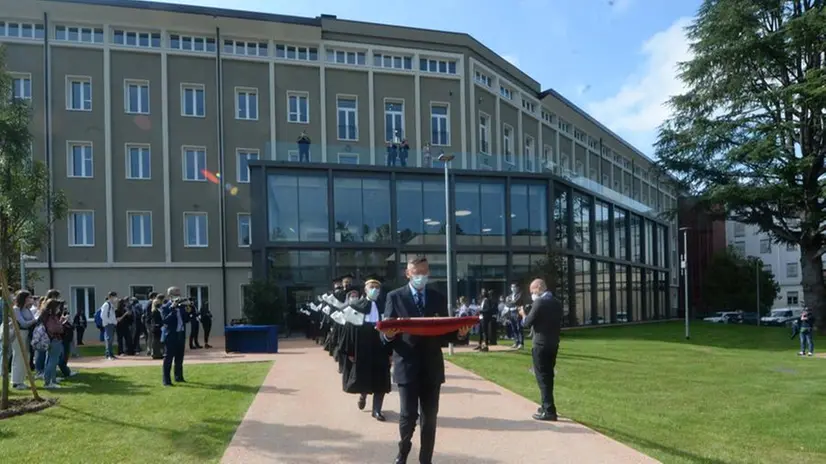 L'inaugurazione del campus dell'Università Cattolica a Mompiano