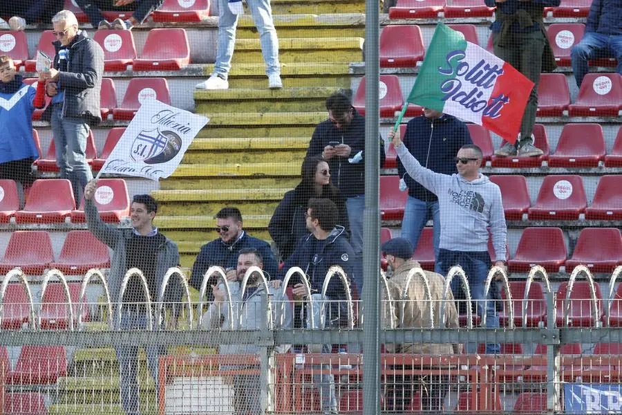Perugia-Brescia, primo tempo allo stadio Curi