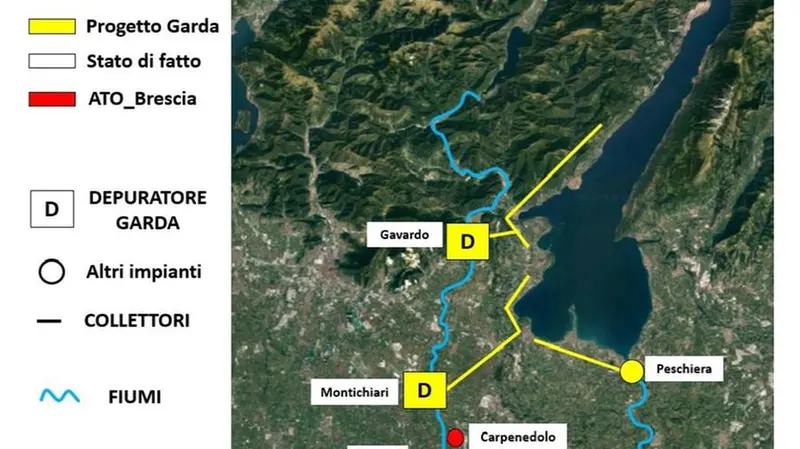 Depuratore del Garda: il progetto Gavardo-Montichiari