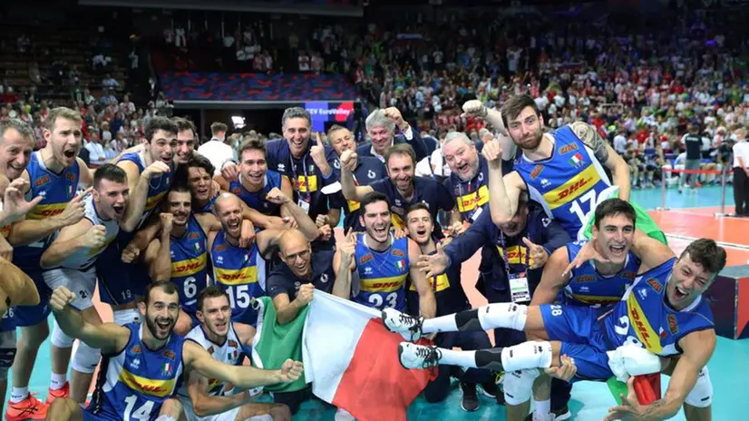 La nazionale maschile di pallavolo italiana