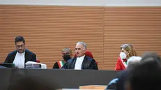 La Corte al processo Bozzoli - Foto Gabriele Strada /Neg © www.giornaledibrescia.it
