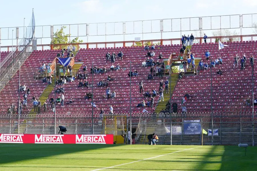 Perugia-Brescia, primo tempo allo stadio Curi