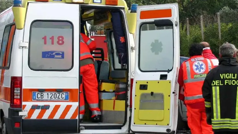 L'equipaggio di un'ambulanza - Foto di repertorio