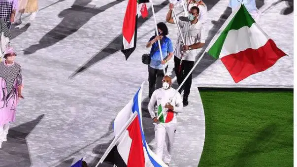 Le foto dello Stadio Olimpico a Tokyo per la cerimonia di chiusura dei Giochi 2020