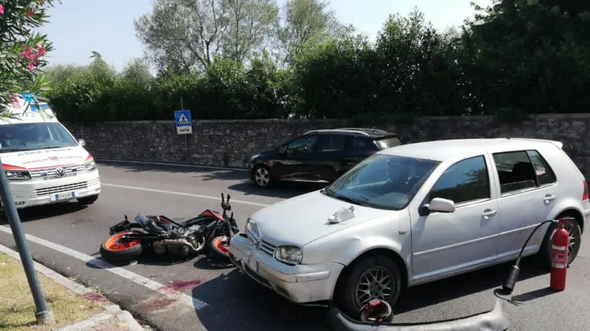 L'incidente mortale è avvenuto sulla Gardesana - © www.giornaledibrescia.it