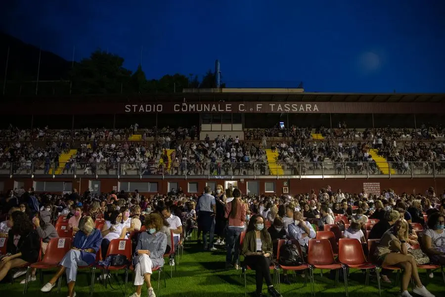 Francesco Renga in concerto allo stadio di Breno