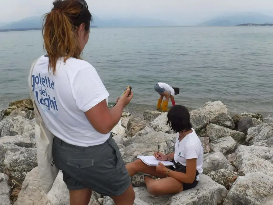La Goletta dei Laghi in azione sul lago di Garda