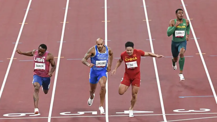 Marcell Jacobs fa il record d'Europa nella semifinale dei 100 metri alle Olimpiadi di Tokyo 2020