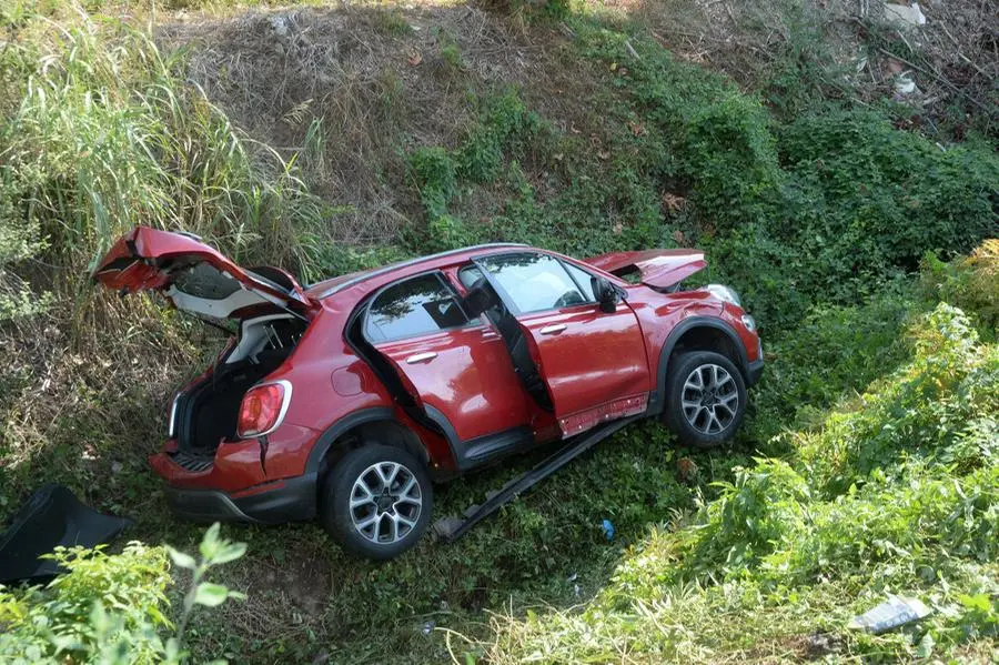 I mezzi incidentati nello schianto a Lograto