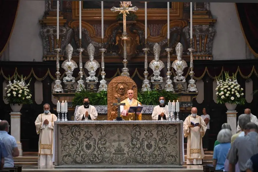 La Messa in Cattedrale per l'Assunzione di Maria