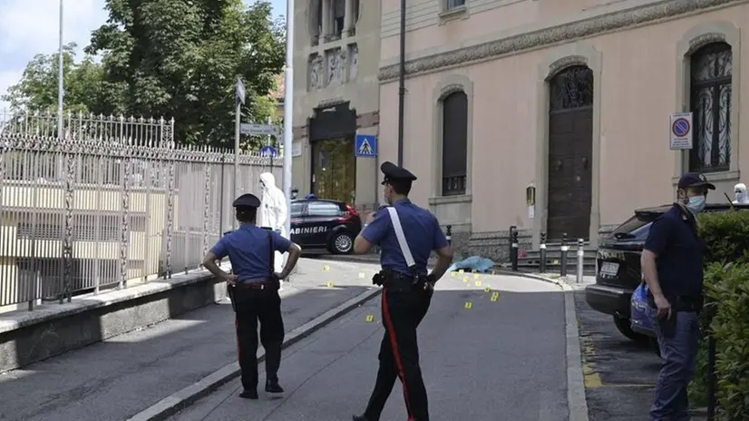 In via Novelli a Bergamo, dove c'è stata l'aggressione - Foto Ansa © www.giornaledibrescia.it