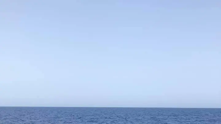 Il tratto di mare dove è avvenuto il salvataggio