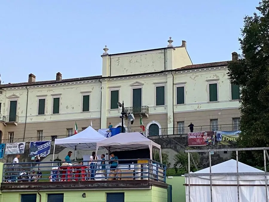 Le forze dell'ordine presidiano il Memorial Simone Riva a Desenzano