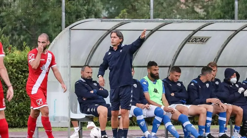 L'allenatore del Brescia Calcio Pippo Inzaghi - Foto New Reporter Nicoli © www.giornaledibrescia.it