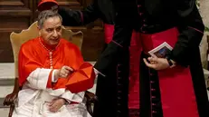 Il cardinale Angelo Becciu - Foto Ansa © www.giornaledibrescia.it