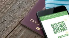 Il codice QR sul green pass dell'Unione europea - Foto © www.giornaledibrescia.it