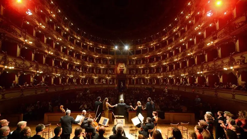 Il teatro Grande in una precedente edizione della Festa dell'Opera - Foto Favretto / New Reporter © www.giornaledibrescia.it