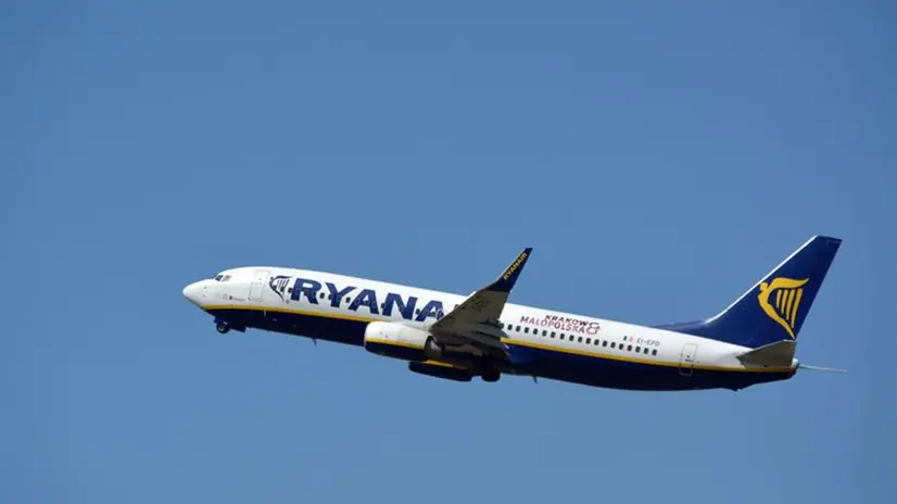 Un aereo della compagnia Ryanair - Foto Ansa © www.giornaledibrescia.it