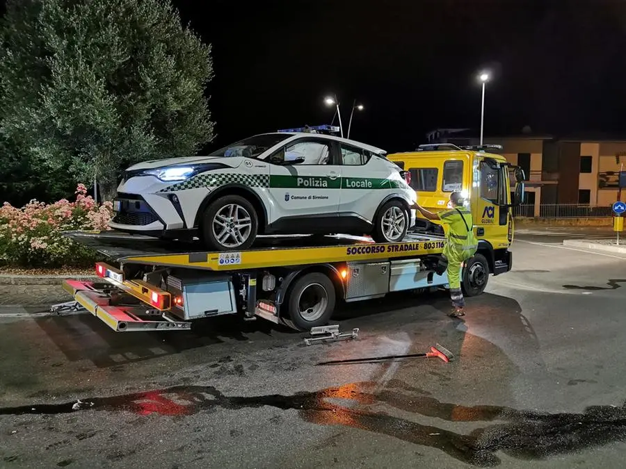 Incidente per la pattuglia della Locale di Sirmione