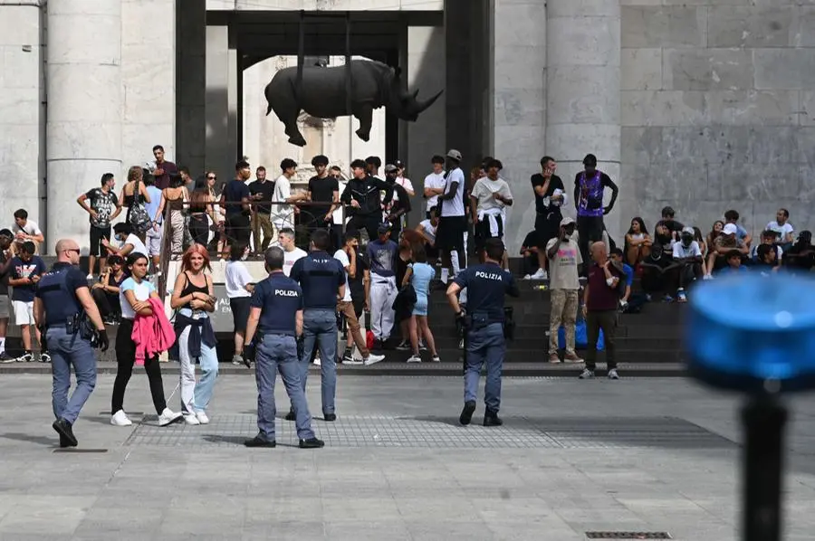 La manifestazione dei giovanissimi in piazza Vittoria