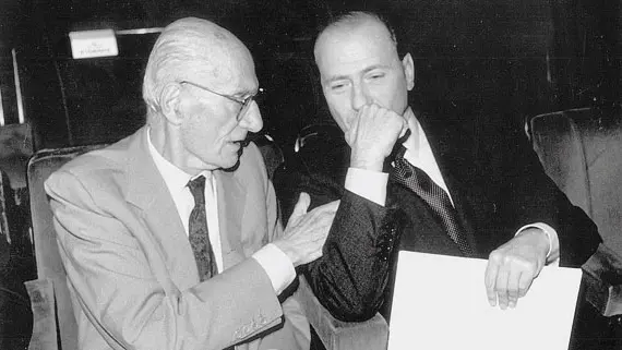 Montanelli e Berlusconi