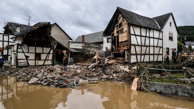Le alluvioni nella Germania nord-occidentale