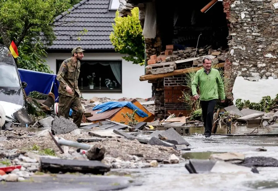 Le alluvioni nella Germania nord-occidentale