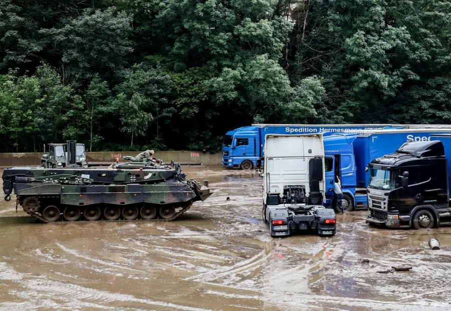 Le alluvioni nella Germania nord-occidentale