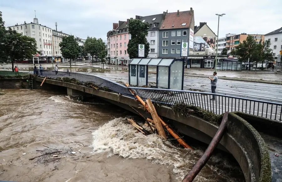 Le alluvioni nella Germania nord-occidentale