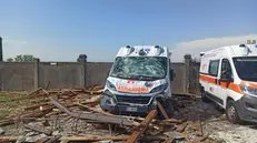 Gambara scoperchiato la sede dei volontari d'ambulanza