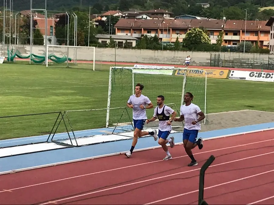 Rondinelle in ritiro a Darfo, allenamento pre amichevole