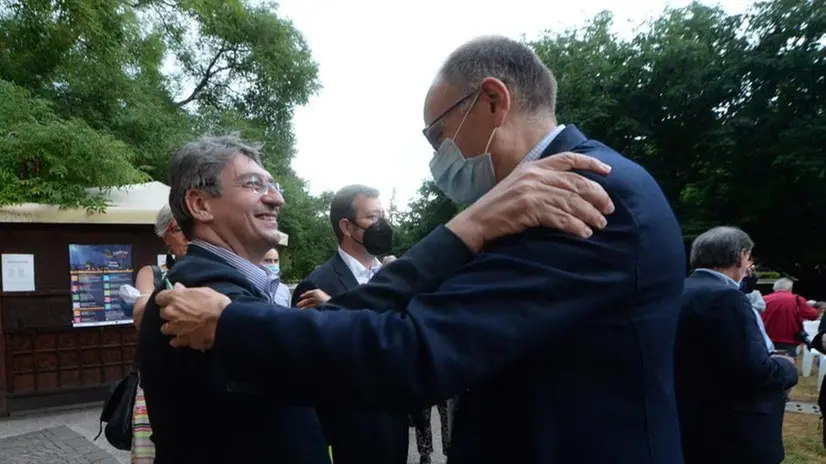 Enrico Letta al Parco Gallo per la presentazione di «L'anima e il cacciavite»