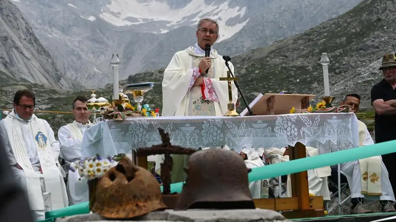 La prima giornata del pellegrinaggio in Adamello