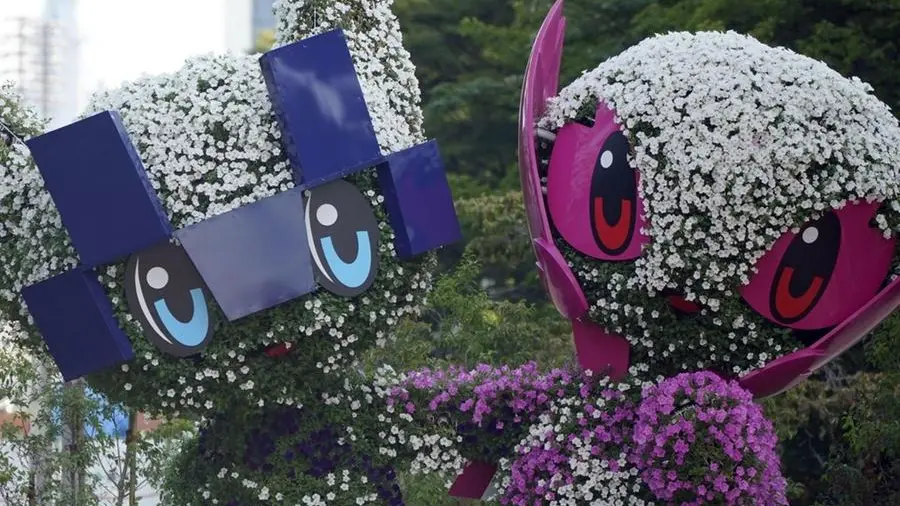 Le mascotte dei Giochi olimpici giapponesi, che oggi vivranno la cerimonia d’apertura