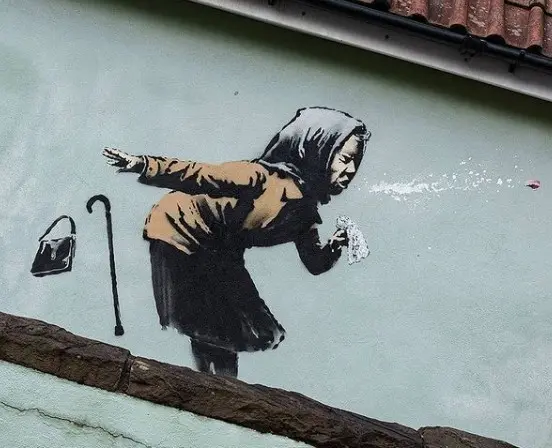 Alcune delle opere più recenti di Banksy