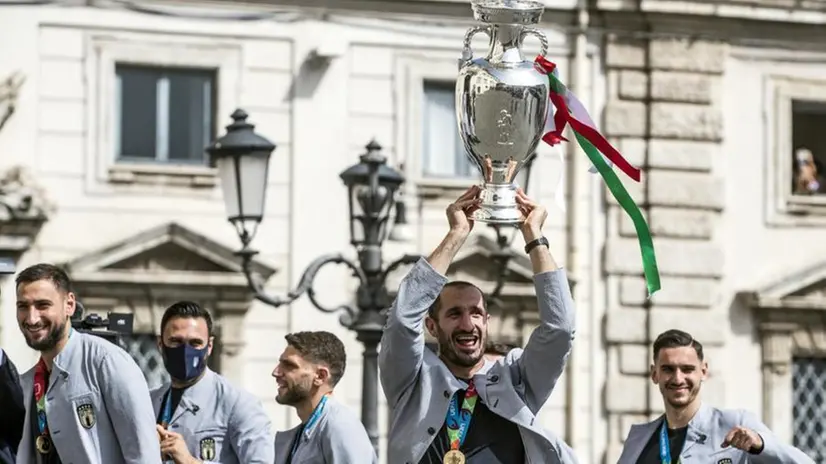 La Nazionale di calcio al Quirinale