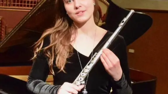 Chiara Picchi, primo flauto dell’Orchestra «Cherubini»