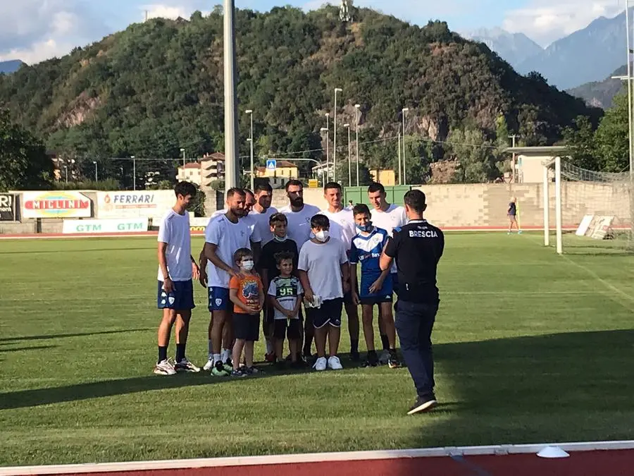 Rondinelle in ritiro a Darfo, allenamento pre amichevole