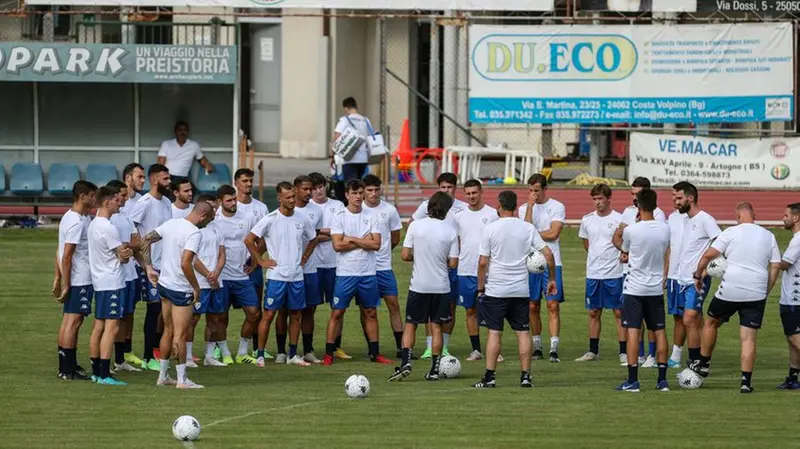 Darfo, primo giorno di ritiro per il Brescia Calcio