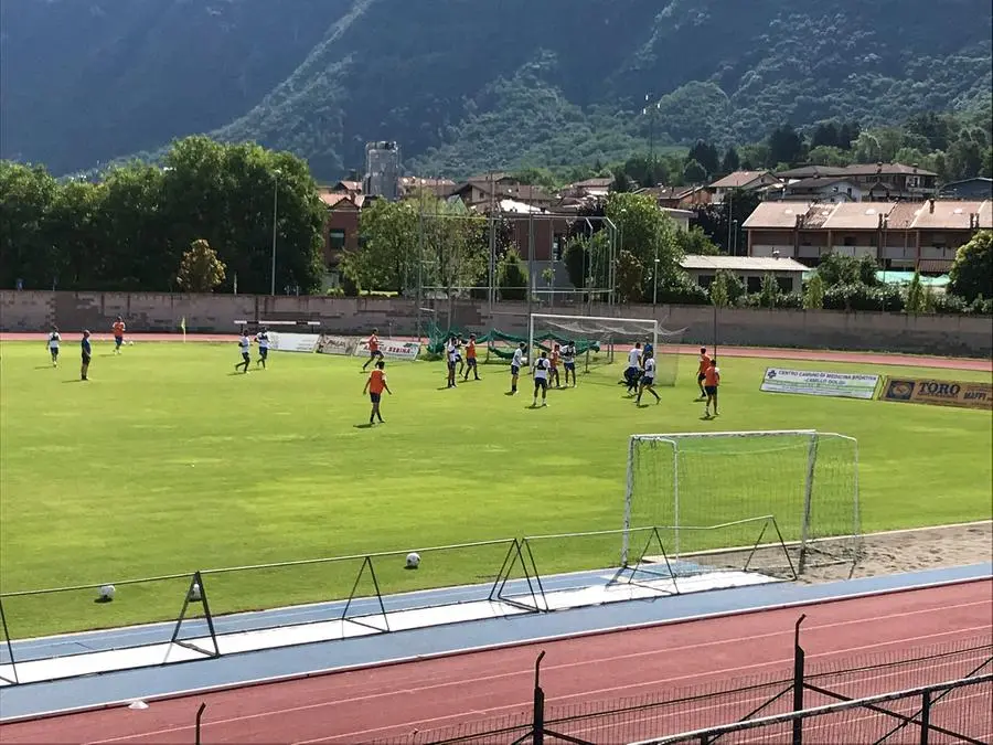 Rondinelle in ritiro a Darfo, allenamento pre amichevole