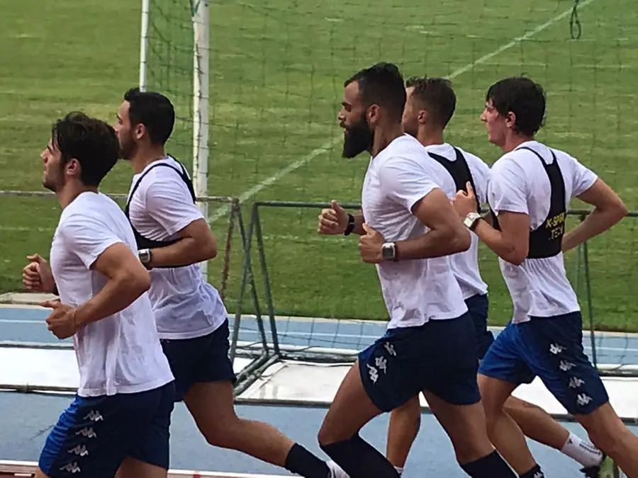 Rondinelle in ritiro a Darfo, allenamento pre amichevole