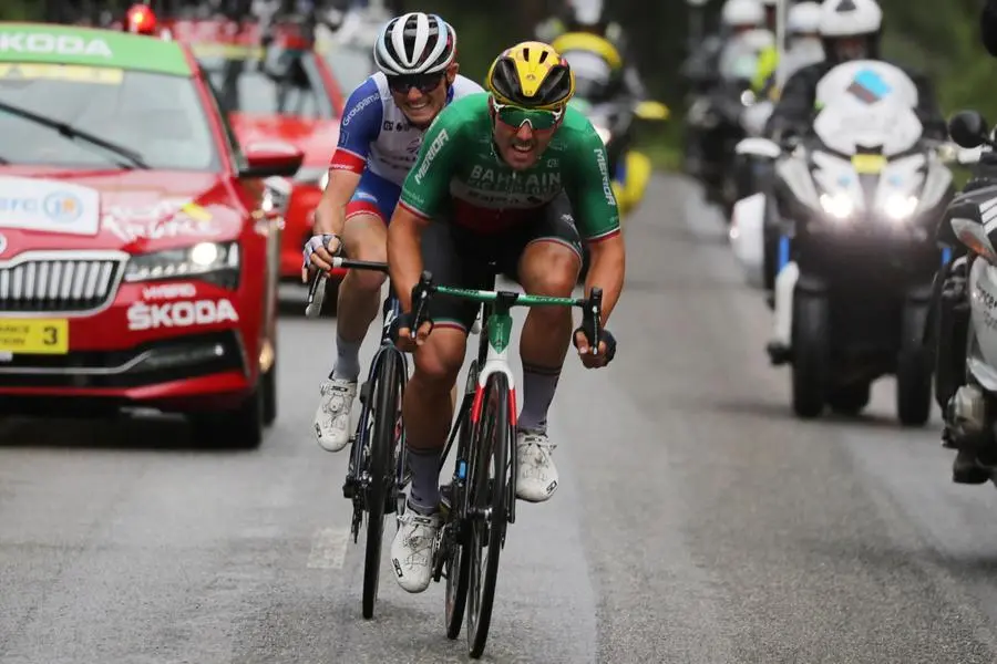 Tour de France, Colbrelli secondo nella Pas de la Case-S. Gaudens
